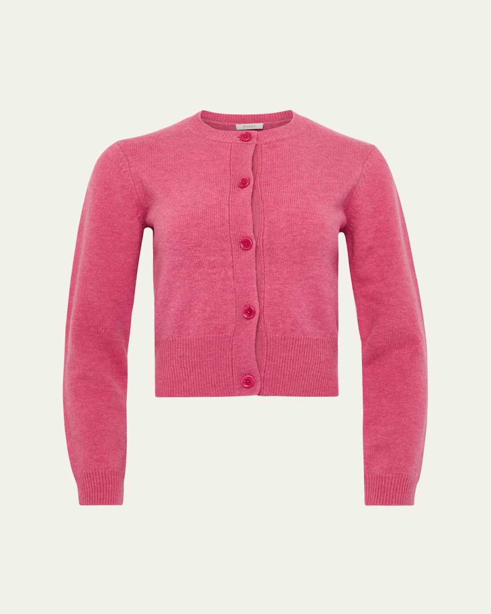 Ribbed Merino Wool Cardigan